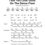 i bet you look good on the dance floor lyrics